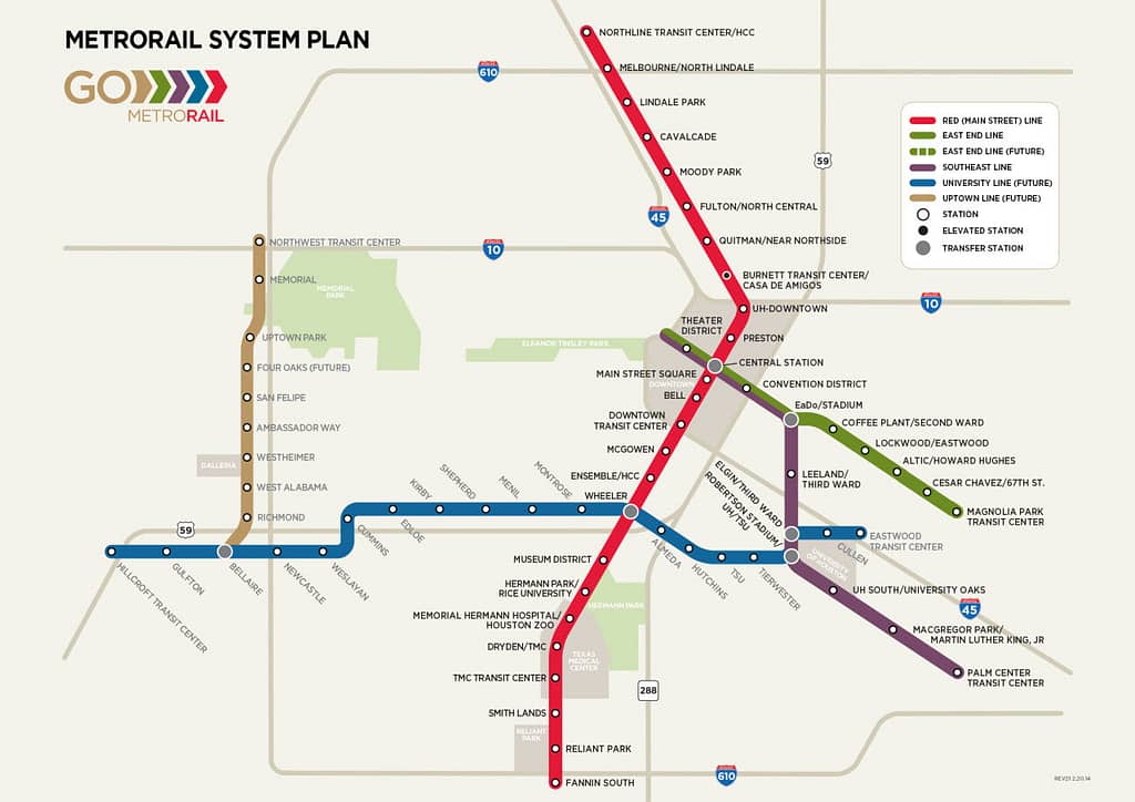 Houston Metro Rail System